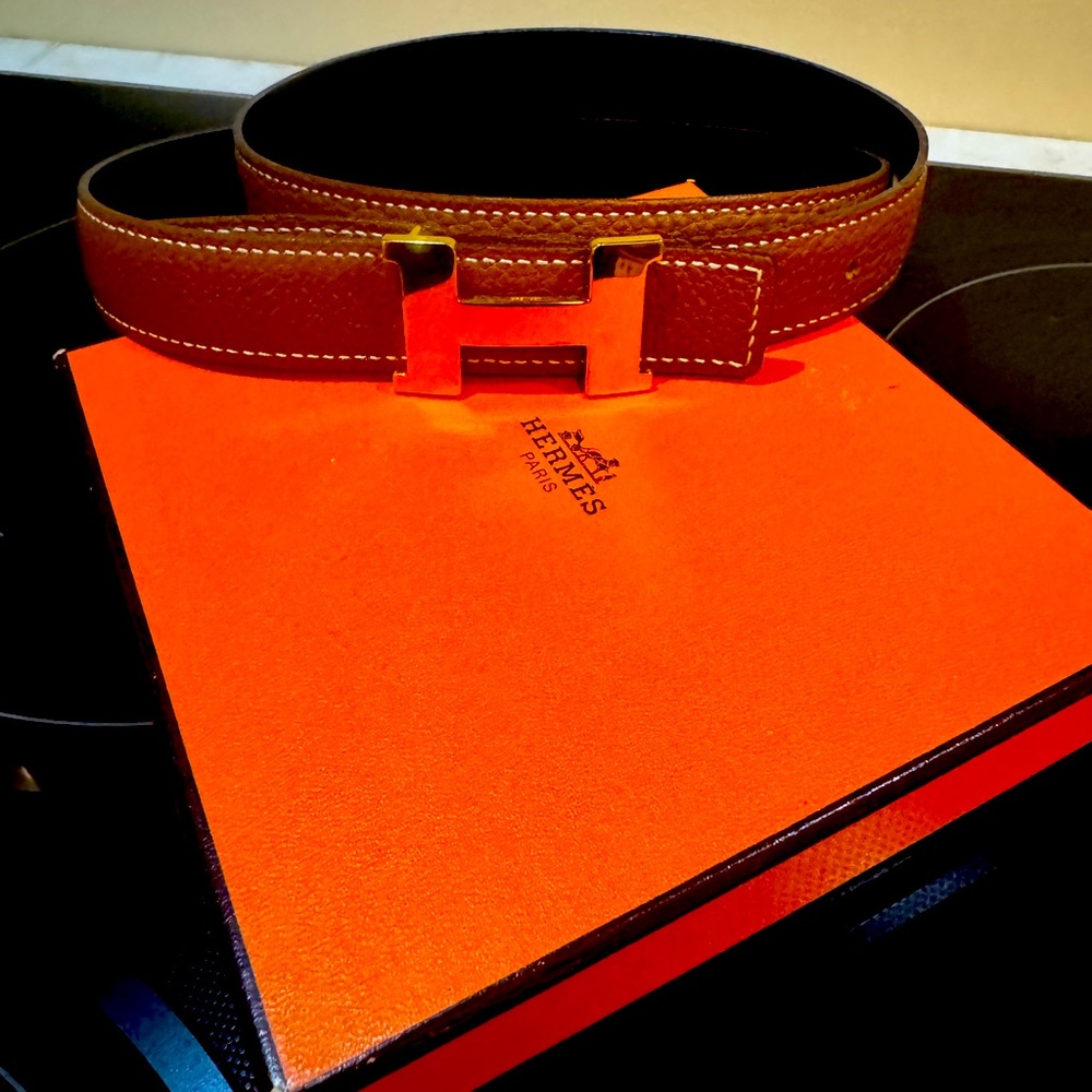 Hermes Belt Reversible